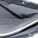 CHANEL Choco Bar Hand Bag Leather Black Silver CC Auth 126757-16