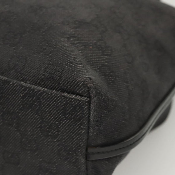 GUCCI GG Canvas Shoulder Bag Outlet Black 101341 Auth 126762
