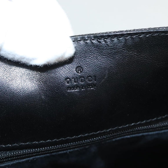 GUCCI GG Canvas Shoulder Bag Outlet Black 101341 Auth 126762