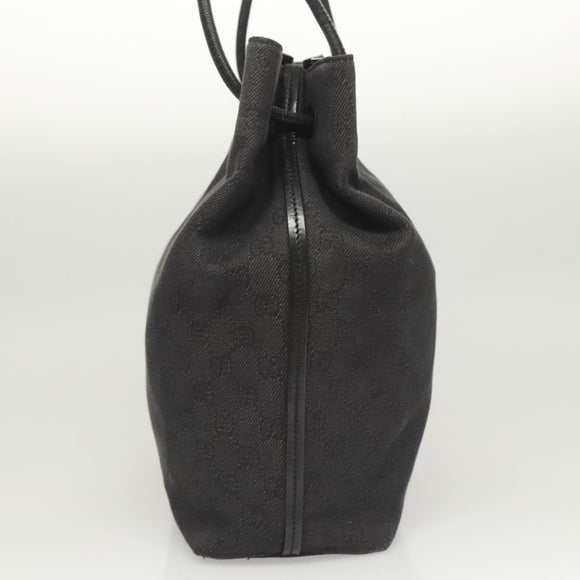 GUCCI GG Canvas Shoulder Bag Outlet Black 101341 Auth 126762