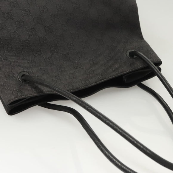 GUCCI GG Canvas Shoulder Bag Outlet Black 101341 Auth 126762