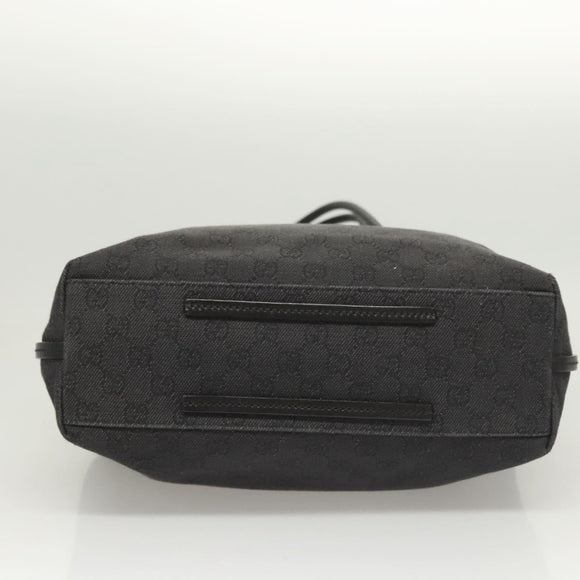 GUCCI GG Canvas Shoulder Bag Outlet Black 101341 Auth 126762