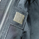 FENDI Zucca Canvas Hand Bag Nylon Black Silver Auth 126764-15