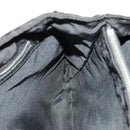 FENDI Zucca Canvas Hand Bag Nylon Black Silver Auth 126764-17