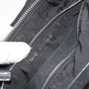 FENDI Zucca Canvas Hand Bag Nylon Black Silver Auth 126764-25