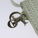 Christian Dior Wallet Shoulder Bag Leather White Auth 126770-14