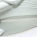 Christian Dior Wallet Shoulder Bag Leather White Auth 126770-17