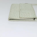 Christian Dior Wallet Shoulder Bag Leather White Auth 126770-5