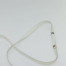 Christian Dior Wallet Shoulder Bag Leather White Auth 126770-8