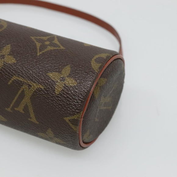 LOUIS VUITTON Monogram Papillon Pouch Vintage LV Auth 126776