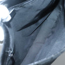 GUCCI GG Canvas Shoulder Bag Nylon Black Silver Auth 126780-10