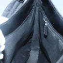 GUCCI GG Canvas Shoulder Bag Nylon Black Silver Auth 126780-19