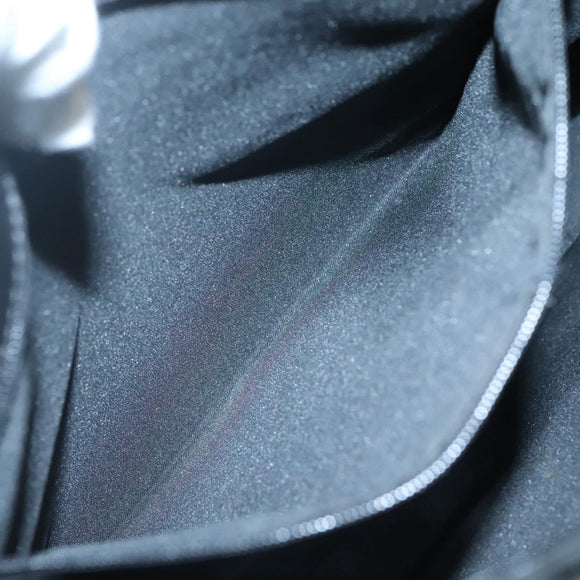 GUCCI GG Canvas Shoulder Bag Nylon Black Silver Auth 126780