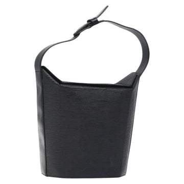 LOUIS VUITTON Epi Sac Seau Shoulder Bag Black M80161 LV Auth 126787