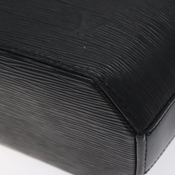 LOUIS VUITTON Epi Sac Seau Shoulder Bag Black M80161 LV Auth 126787