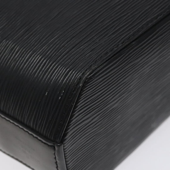 LOUIS VUITTON Epi Sac Seau Shoulder Bag Black M80161 LV Auth 126787