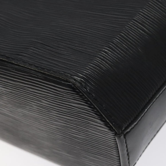 LOUIS VUITTON Epi Sac Seau Shoulder Bag Black M80161 LV Auth 126787