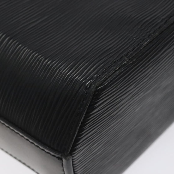 LOUIS VUITTON Epi Sac Seau Shoulder Bag Black M80161 LV Auth 126787