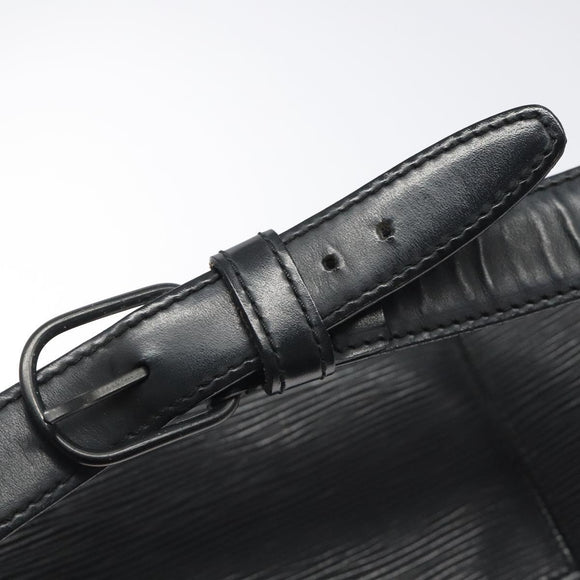 LOUIS VUITTON Epi Sac Seau Shoulder Bag Black M80161 LV Auth 126787