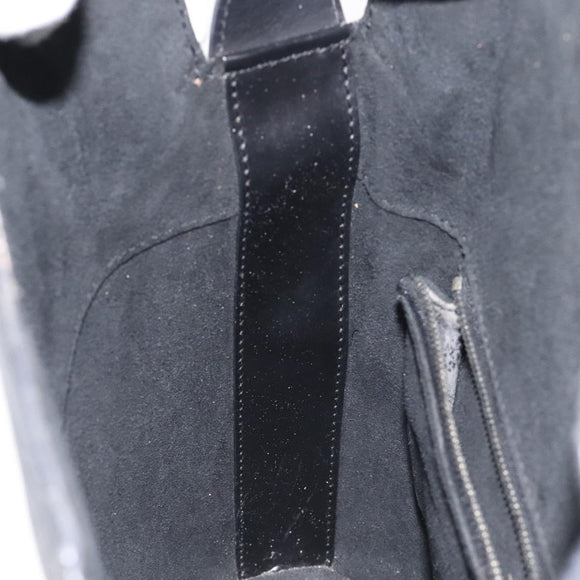 LOUIS VUITTON Epi Sac Seau Shoulder Bag Black M80161 LV Auth 126787