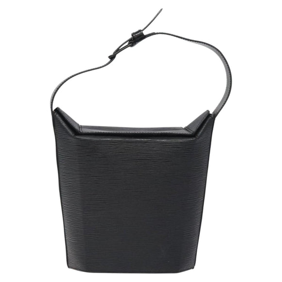 LOUIS VUITTON Epi Sac Seau Shoulder Bag Black M80161 LV Auth 126787