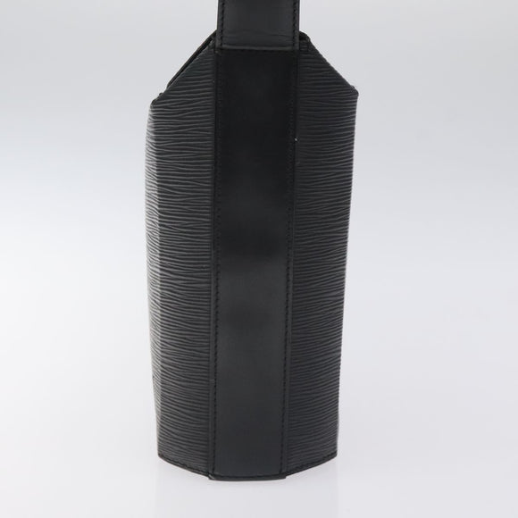 LOUIS VUITTON Epi Sac Seau Shoulder Bag Black M80161 LV Auth 126787