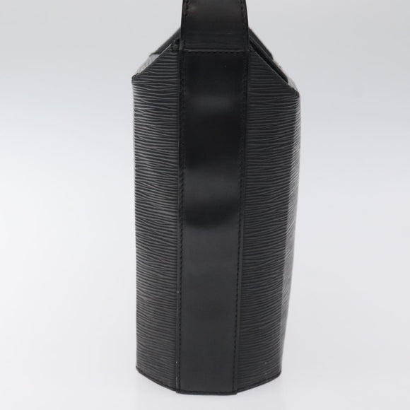 LOUIS VUITTON Epi Sac Seau Shoulder Bag Black M80161 LV Auth 126787