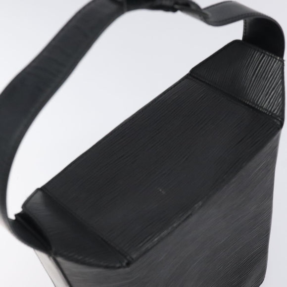 LOUIS VUITTON Epi Sac Seau Shoulder Bag Black M80161 LV Auth 126787