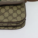 GUCCI GG Supreme Web Sherry Line Bag PVC Beige 001 113 6862 8039 Auth 126794-12