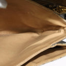 GUCCI GG Supreme Web Sherry Line Bag PVC Beige 001 113 6862 8039 Auth 126794-18