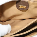 GUCCI GG Supreme Web Sherry Line Bag PVC Beige 001 113 6862 8039 Auth 126794-20