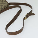 GUCCI GG Supreme Web Sherry Line Bag PVC Beige 001 113 6862 8039 Auth 126794-7