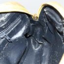 LOEWE Anagram Chain Shoulder Bag Leather Gold Auth 126798-18