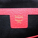 MCM Logogram Vicetos studs Backpack Leather Red Gold Auth 126799A-20