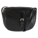 LOUIS VUITTON Epi Jeune Fille MM Shoulder Bag Black M52152 LV Auth 126801V-1