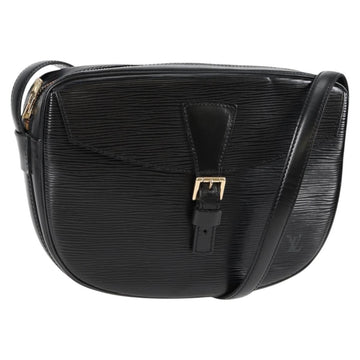 LOUIS VUITTON Epi Jeune Fille MM Shoulder Bag Black M52152 LV Auth 126801V