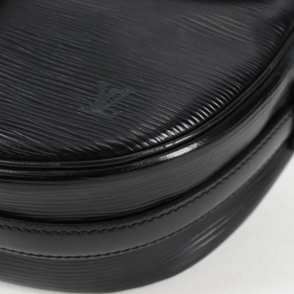 LOUIS VUITTON Epi Jeune Fille MM Shoulder Bag Black M52152 LV Auth 126801V