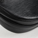 LOUIS VUITTON Epi Jeune Fille MM Shoulder Bag Black M52152 LV Auth 126801V-16