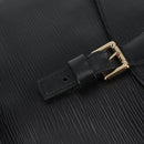 LOUIS VUITTON Epi Jeune Fille MM Shoulder Bag Black M52152 LV Auth 126801V-9