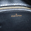 LOUIS VUITTON Epi Jeune Fille MM Shoulder Bag Black M52152 LV Auth 126801V-20