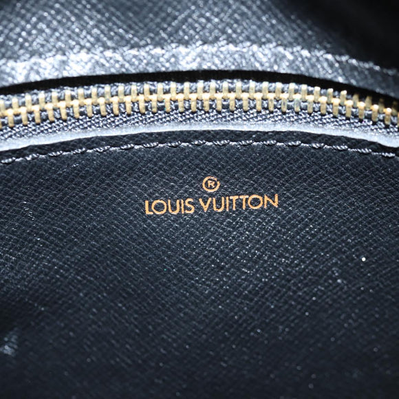 LOUIS VUITTON Epi Jeune Fille MM Shoulder Bag Black M52152 LV Auth 126801V