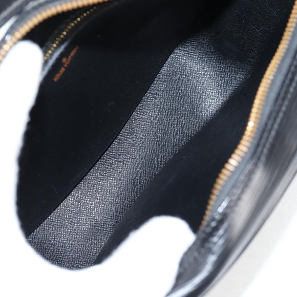 LOUIS VUITTON Epi Jeune Fille MM Shoulder Bag Black M52152 LV Auth 126801V