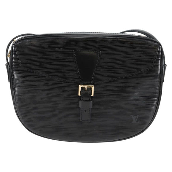 LOUIS VUITTON Epi Jeune Fille MM Shoulder Bag Black M52152 LV Auth 126801V