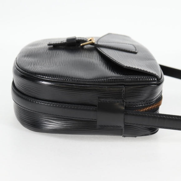 LOUIS VUITTON Epi Jeune Fille MM Shoulder Bag Black M52152 LV Auth 126801V