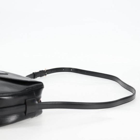 LOUIS VUITTON Epi Jeune Fille MM Shoulder Bag Black M52152 LV Auth 126801V