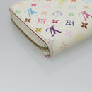 LOUIS VUITTON Monogram Multicolor Zippy Coin Purse White M93741 LV Auth 126806-16
