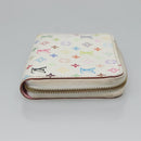LOUIS VUITTON Monogram Multicolor Zippy Coin Purse White M93741 LV Auth 126806-3