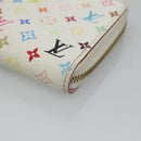 LOUIS VUITTON Monogram Multicolor Zippy Coin Purse White M93741 LV Auth 126806-7