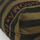 FENDI Pecan Canvas Tote Bag Nylon Brown Black Auth 126824-12