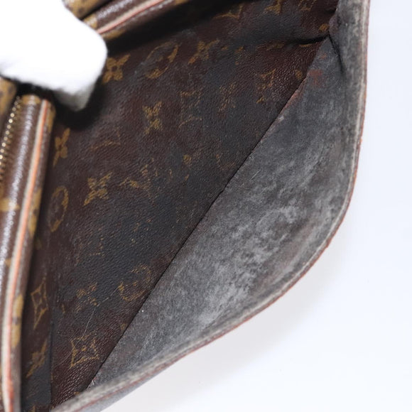 LOUIS VUITTON Monogram Compiegne 28 Clutch Bag M51845 LV Auth 126832